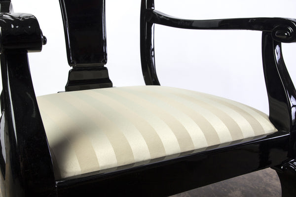 Sophisticated Pair Of Mid-Century Modernist Dining Chairs - Art Deco Antiques
 - 5