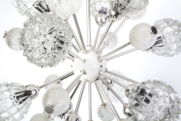 Exquisite German Floral Starburst Sputnik - Art Deco Antiques
 - 2