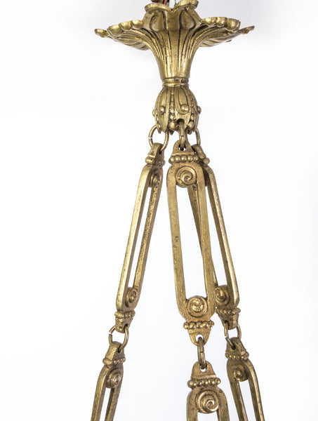 Exceptional 1920's Art Deco Chandelier by Muller Frères - Art Deco Antiques
 - 4