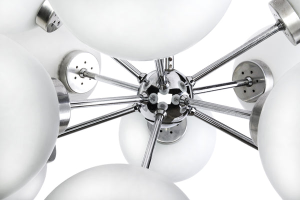 Gorgeous Mid-Century Modernist Chandelier By Richard Essig - Art Deco Antiques
 - 4