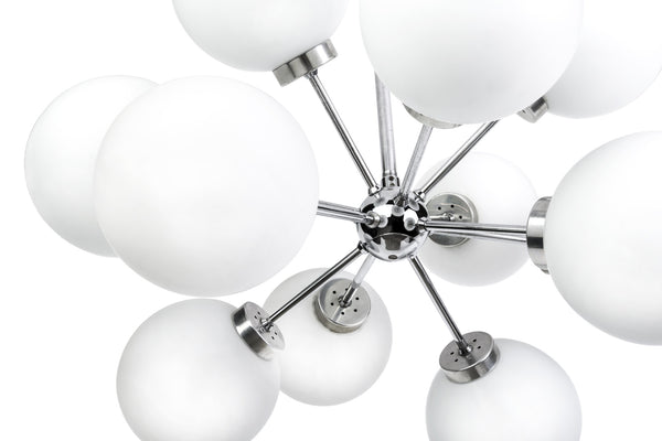 Gorgeous Mid-Century Modernist Chandelier By Richard Essig - Art Deco Antiques
 - 5