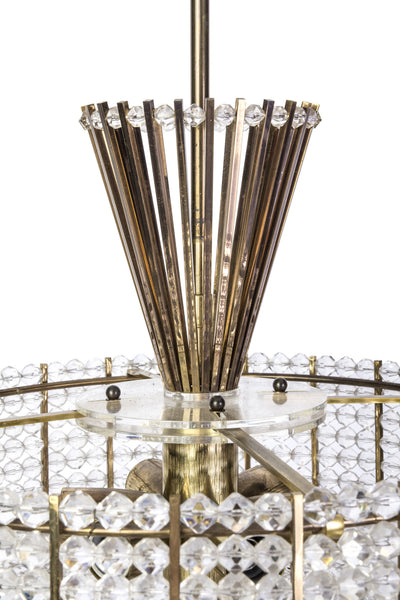 Sensational Mid-Century Modernist Chandelier By Emil Stejnar For Rupert Nikoll - Art Deco Antiques
 - 4