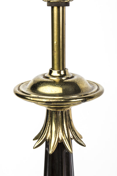 Luxe Pair Of Hollywood Regency Ostrich Egg Lamps By Stiffel