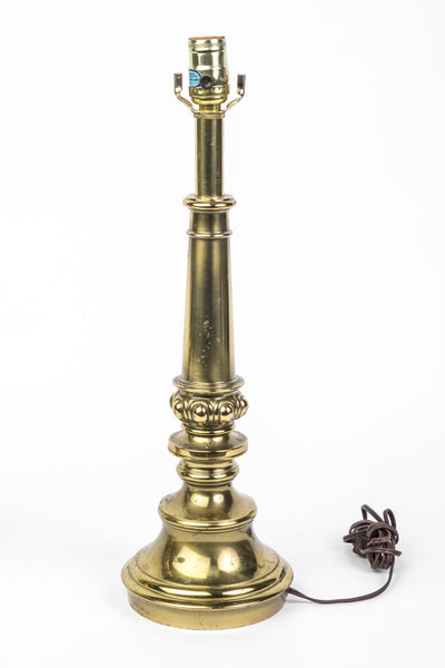 Pair of Mid-Century Modernist Brass Lamps By Stiffel