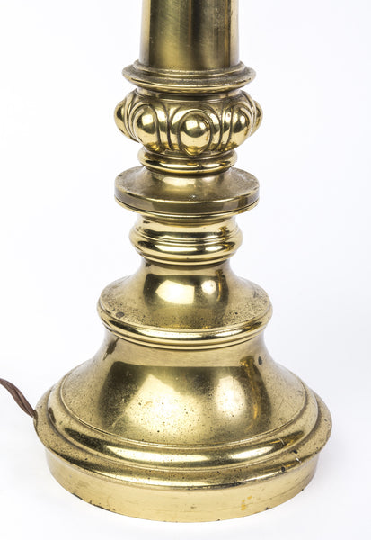 Pair of Mid-Century Modernist Brass Lamps By Stiffel