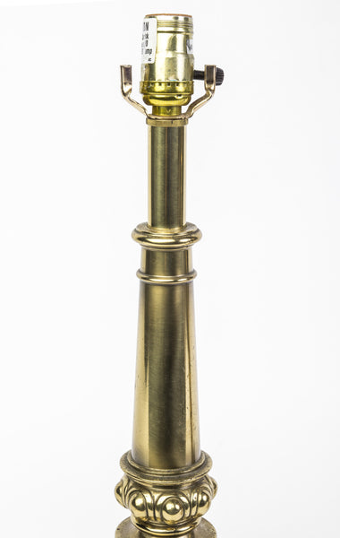 Pair of Mid-Century Modernist Brass Lamps By Stiffel
