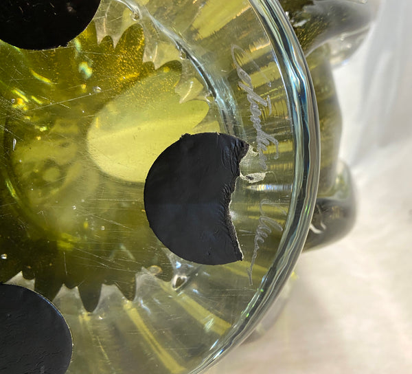 Pair Of Italian Murano Glass Vases