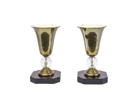 Chic Pair Of Art Deco Urn Lamps - Art Deco Antiques
 - 1