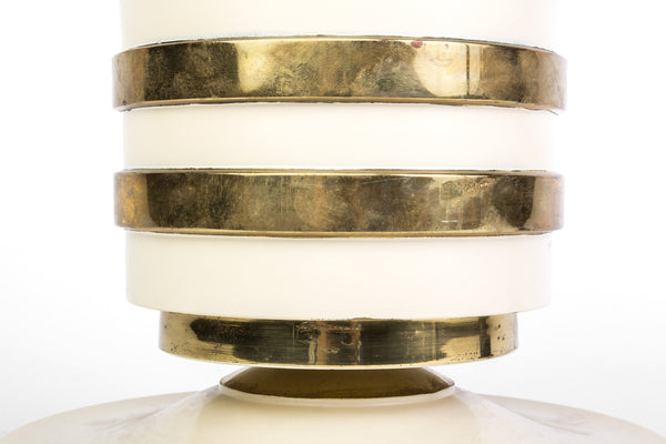 Elegant 1930's Art Deco Torchiere Table Top Lamp