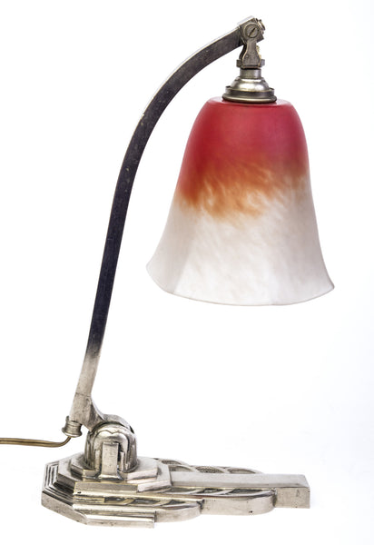 Gorgeous 1920's French Art Deco Table Lamp By Schneider