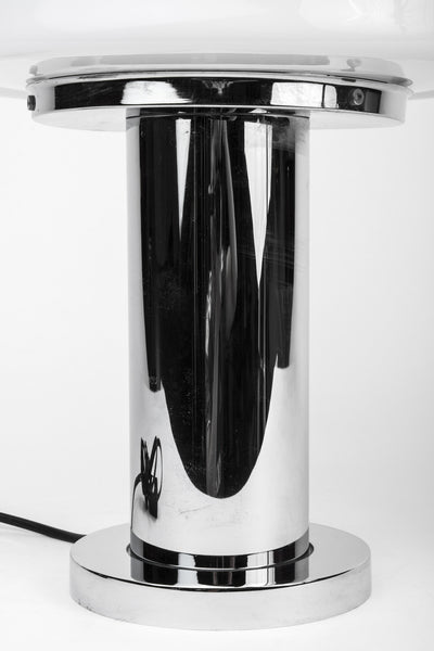Italian Pop Art Lamp Chrome 1960s Martinelli Luce Era Mid Century Modern