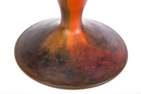 Gorgeous 1920's Art Deco Table Lamp By Schneider - Le Verre Francais