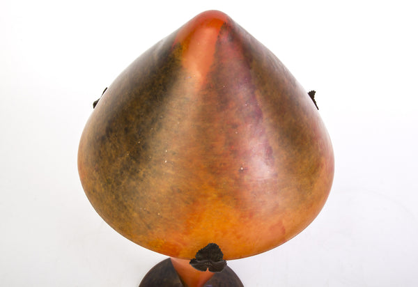 Gorgeous 1920's Art Deco Table Lamp By Schneider - Le Verre Francais