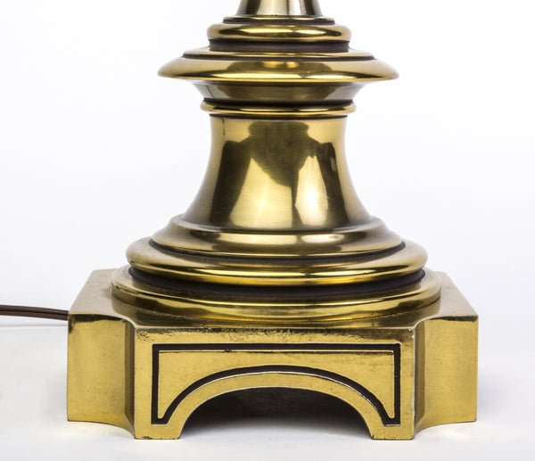 Luxe Hollywood Regency Brass And Cut Glass By Stiffel