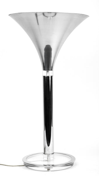 Beautiful 1970's Mid-Century Modernist Trumpet Table Lamp By Karl Springer