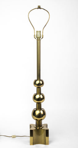Mid-Century Modernist Brass Lamp By Stiffel