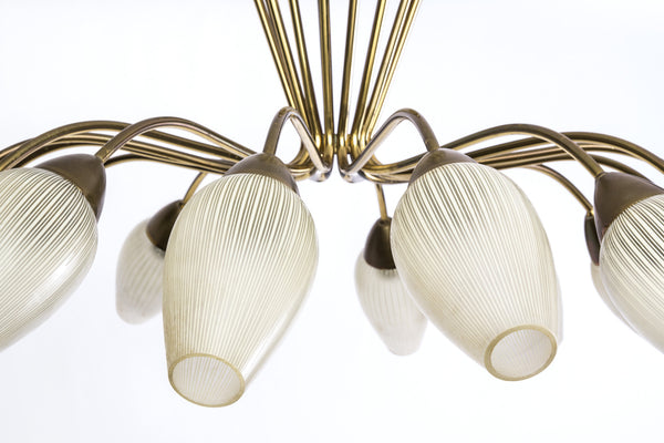 Mid-Century Modernist Spider Form Sputnik Chandelier - Art Deco Antiques
 - 2