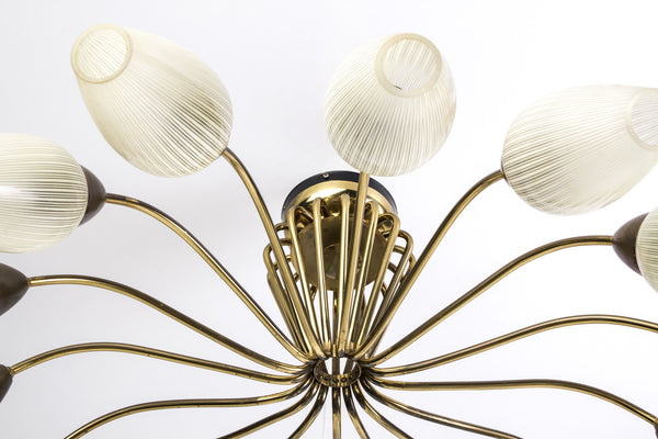 Mid-Century Modernist Spider Form Sputnik Chandelier - Art Deco Antiques
 - 3