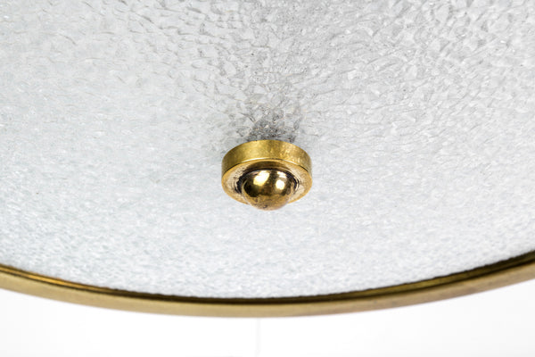 Beautiful 1940's Art Deco Flush Mount Attributed to Perzel - Art Deco Antiques
 - 5
