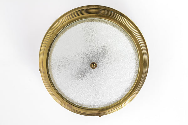 Beautiful 1940's Art Deco Flush Mount Attributed to Perzel - Art Deco Antiques
 - 4