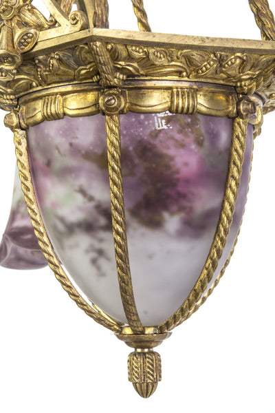 Sensational Early French Art Deco Chandelier By Muller Frères - Art Deco Antiques
 - 4