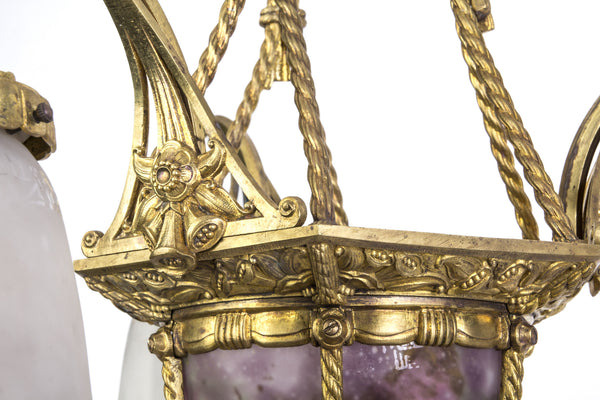 Sensational Early French Art Deco Chandelier By Muller Frères - Art Deco Antiques
 - 5