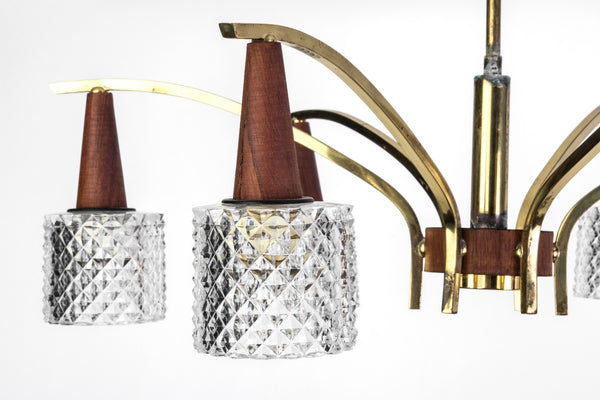 Chic 1960's Danish Chandelier - Art Deco Antiques
 - 2