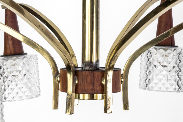 Chic 1960's Danish Chandelier - Art Deco Antiques
 - 3