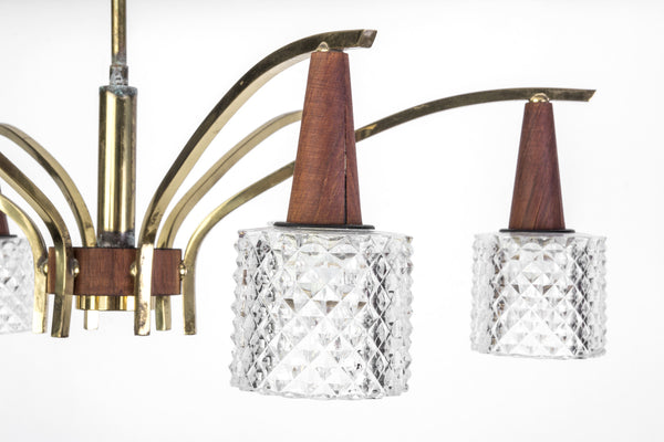 Chic 1960's Danish Chandelier - Art Deco Antiques
 - 4
