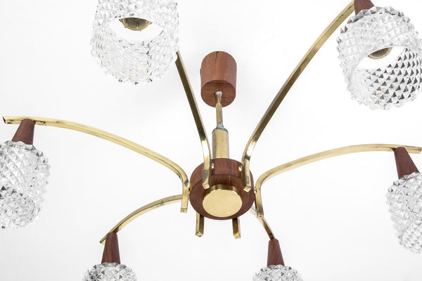Chic 1960's Danish Chandelier - Art Deco Antiques
 - 5