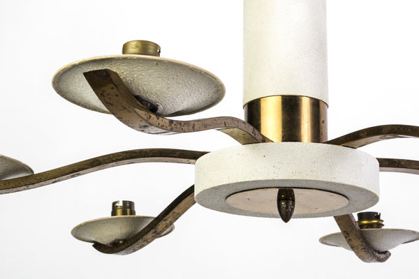 Beautiful Art Deco Chandelier By Jean Boris Lacroix - Art Deco Antiques
 - 3