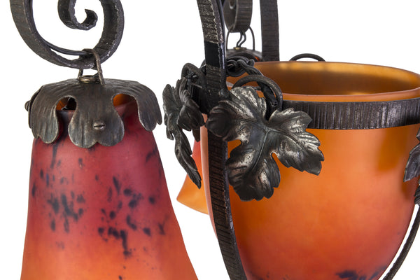 French Art Deco Chandelier By Charles Schneider - Art Deco Antiques
 - 2