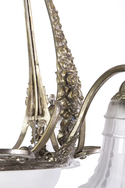 Stunning Early French Art Deco Chandelier - Art Deco Antiques
 - 6