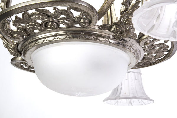 Stunning Early French Art Deco Chandelier - Art Deco Antiques
 - 5