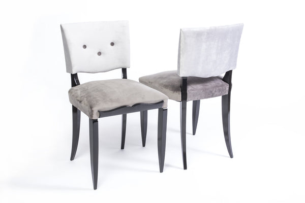 Chic Set Of 6 Petit Art Deco Dining Chairs - Art Deco Antiques
 - 4