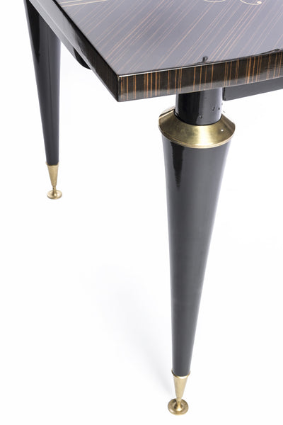 Elegant Dining Table Macassar Ebony - Art Deco Antiques
 - 3