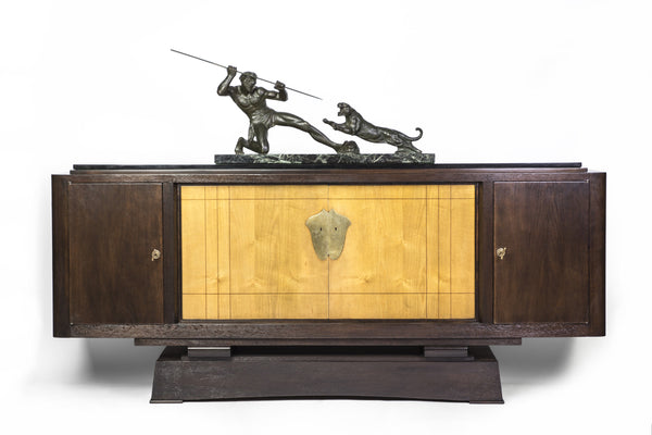 Magnificent Museum Quality French Art Deco Buffet / Sideboard by Alfred Porteneuve - Art Deco Antiques
 - 4