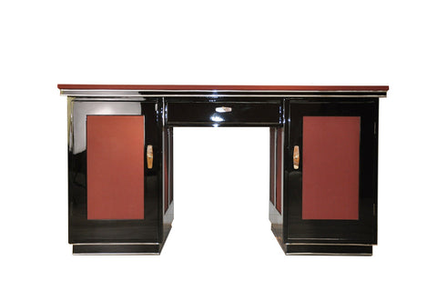 Gorgeous French Art Deco Desk - Art Deco Antiques
