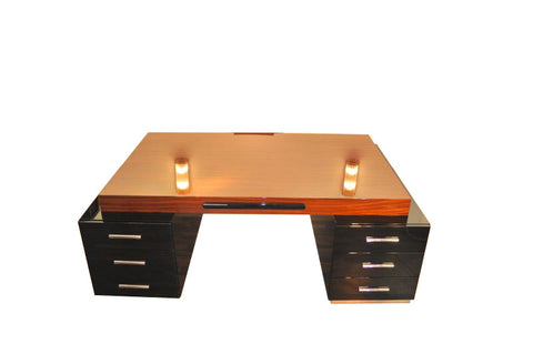 Exceptional Art Deco Partnerdesk By Bauhaus - Art Deco Antiques
 - 1