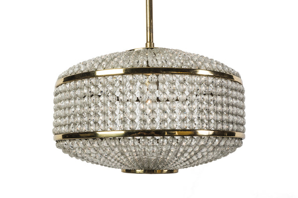 Exceptional Crystal Chandelier Pendant By Lobmeyr - Art Deco Antiques
 - 3
