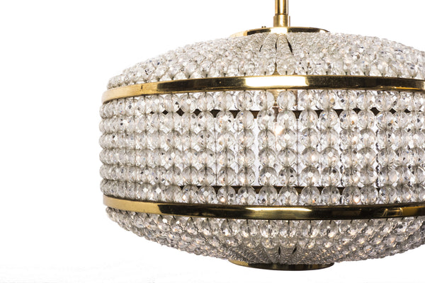 Exceptional Crystal Chandelier Pendant By Lobmeyr - Art Deco Antiques
 - 6