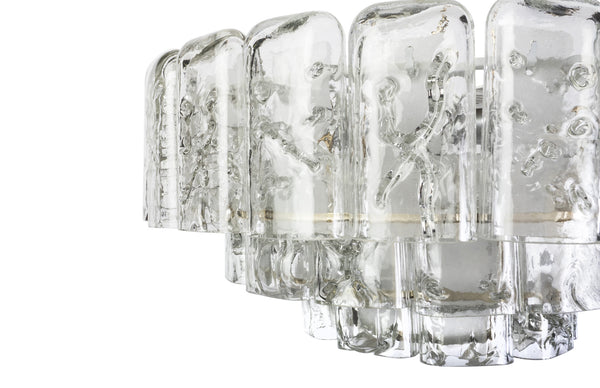 Gorgeous Mid-Century Modernist Chandelier By Doria - Art Deco Antiques
 - 6
