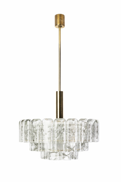 Gorgeous Mid-Century Modernist Chandelier By Doria - Art Deco Antiques
 - 1