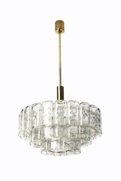 Gorgeous Mid-Century Modernist Chandelier By Doria - Art Deco Antiques
 - 3