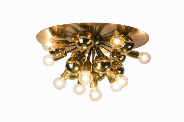 Exquisite Mid-Century German Sputnik Flush Mount / Sconce - Art Deco Antiques
 - 2
