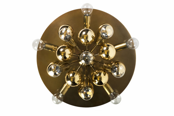 Exquisite Mid-Century German Sputnik Flush Mount / Sconce - Art Deco Antiques
 - 5