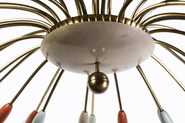 Unique Mid-Century Modernist Spider Form Sputnik - Art Deco Antiques
 - 6