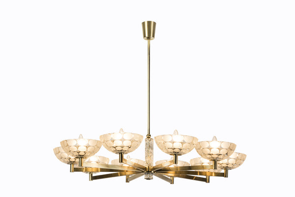 Gorgeous Austrian Mid-Century Modern Chandelier By Kalmar - Art Deco Antiques
 - 3