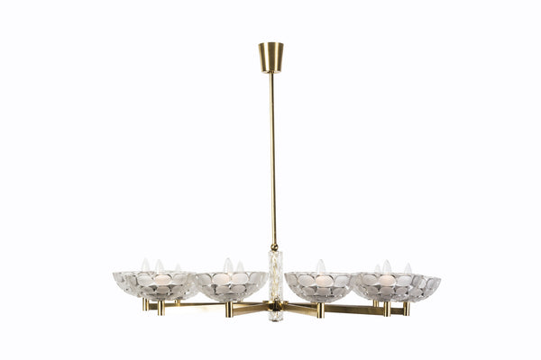 Gorgeous Austrian Mid-Century Modern Chandelier By Kalmar - Art Deco Antiques
 - 2