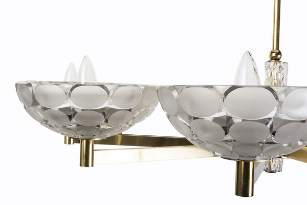 Gorgeous Austrian Mid-Century Modern Chandelier By Kalmar - Art Deco Antiques
 - 5
